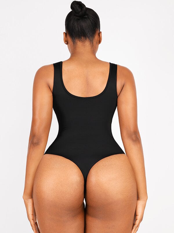 Tummy Control One-Piece Swimsuit with Waterproof Zip Line