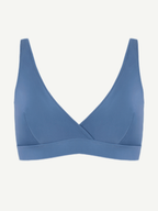 Bikini Top with Surplice Neck & Adjustable Straps