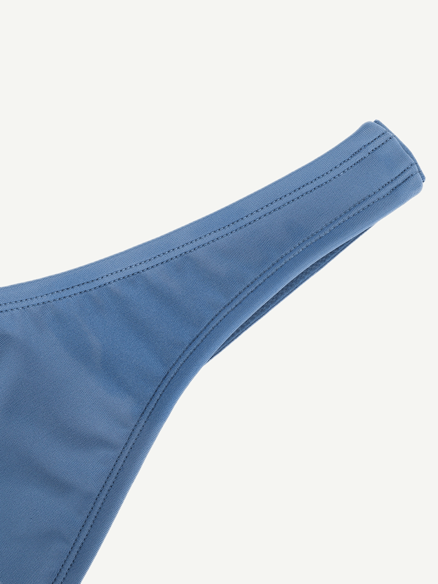 Bikini Top with Surplice Neck & Adjustable Straps - Auxieswear