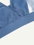 Bikini Top with Surplice Neck & Adjustable Straps