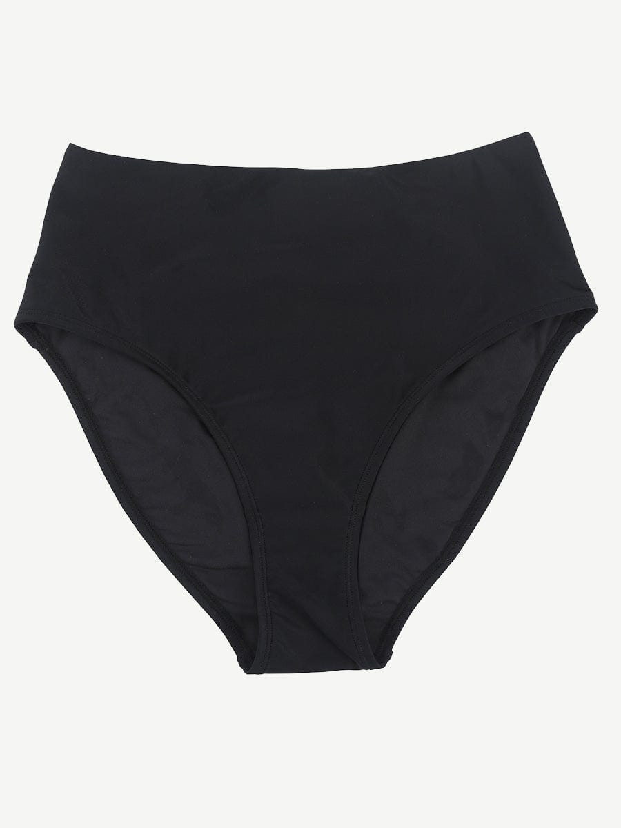 Sculpting High Waist One Piece Bikini Bottoms - Auxieswear