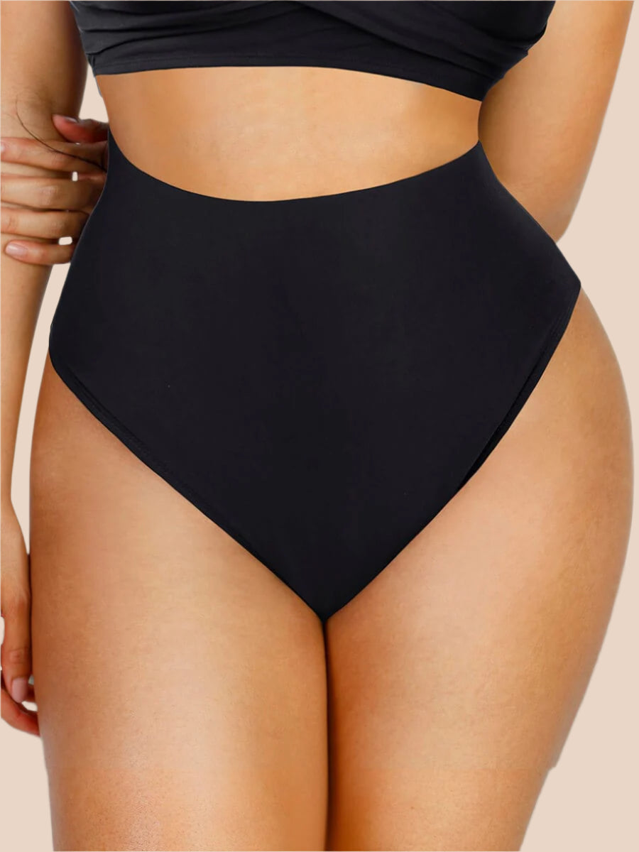 Sculpting High Waist One Piece Bikini Bottoms - Auxieswear