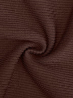 Deep V-Neck Waist Trimming Dress with Removable Pads