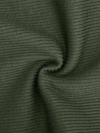 Deep V-Neck Waist Trimming Dress with Removable Pads