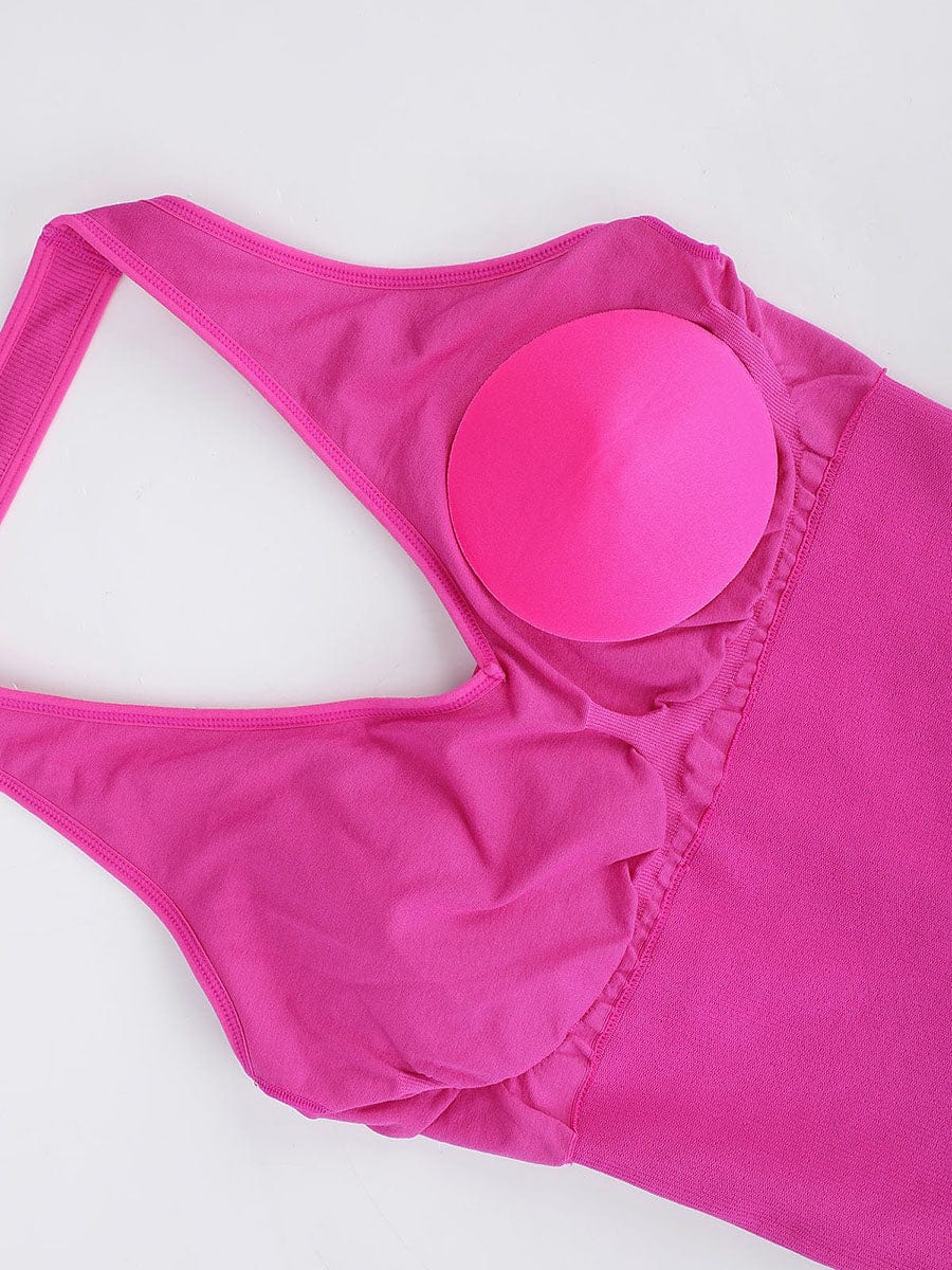 Halter Neck Deep U-Shaped Outerwear Slimming Dress - Auxieswear