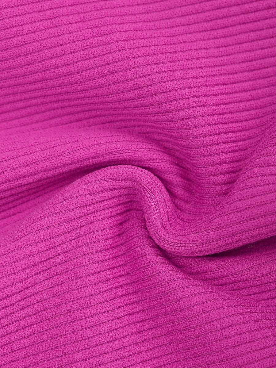 Halter Neck Deep U-Shaped Outerwear Slimming Dress - Auxieswear