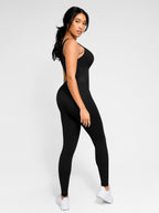Sweat-Boosting Jumpsuit With Front Zipper