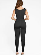 Sweat-Boosting Jumpsuit With Front Zipper
