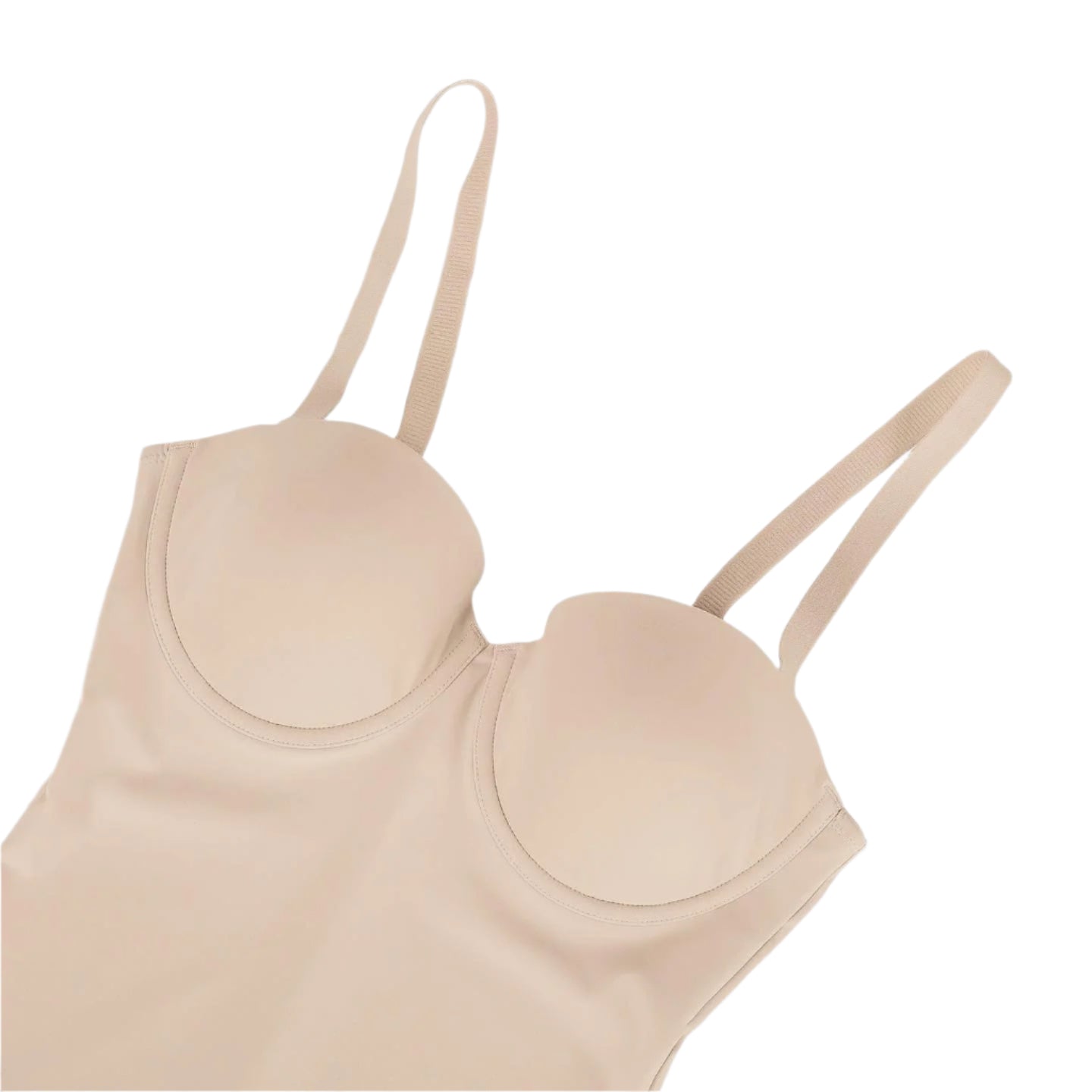 Back Smoothing Strapless Push-Up Bodysuit
