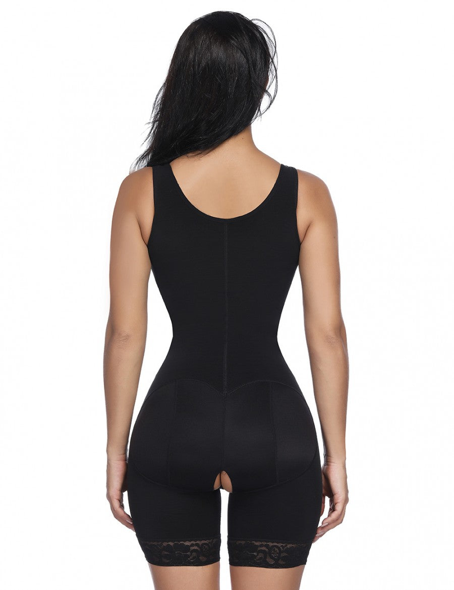 Triple-Layer Abdomen Design Firm Compression Body Shaper - Auxieswear