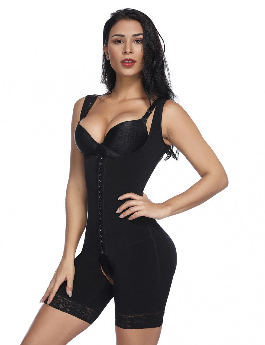 Triple-Layer Abdomen Design Firm Compression Body Shaper