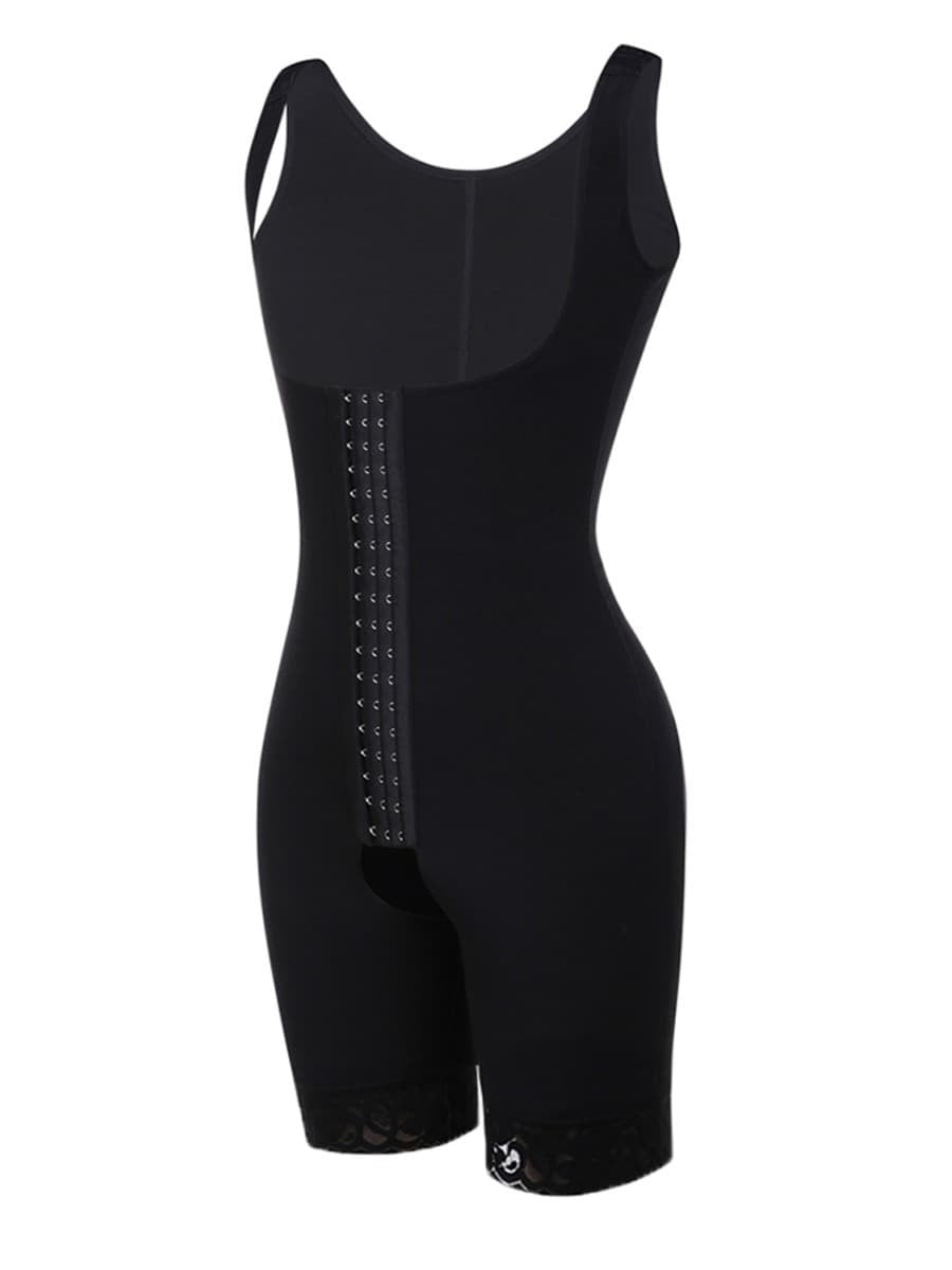 Triple-Layer Abdomen Design Firm Compression Body Shaper - Auxieswear