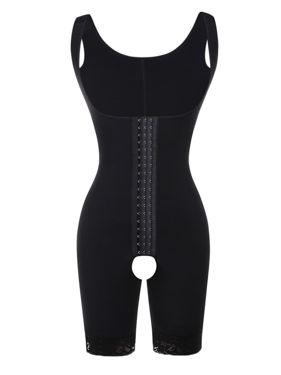 Triple-Layer Abdomen Design Firm Compression Body Shaper - Auxieswear