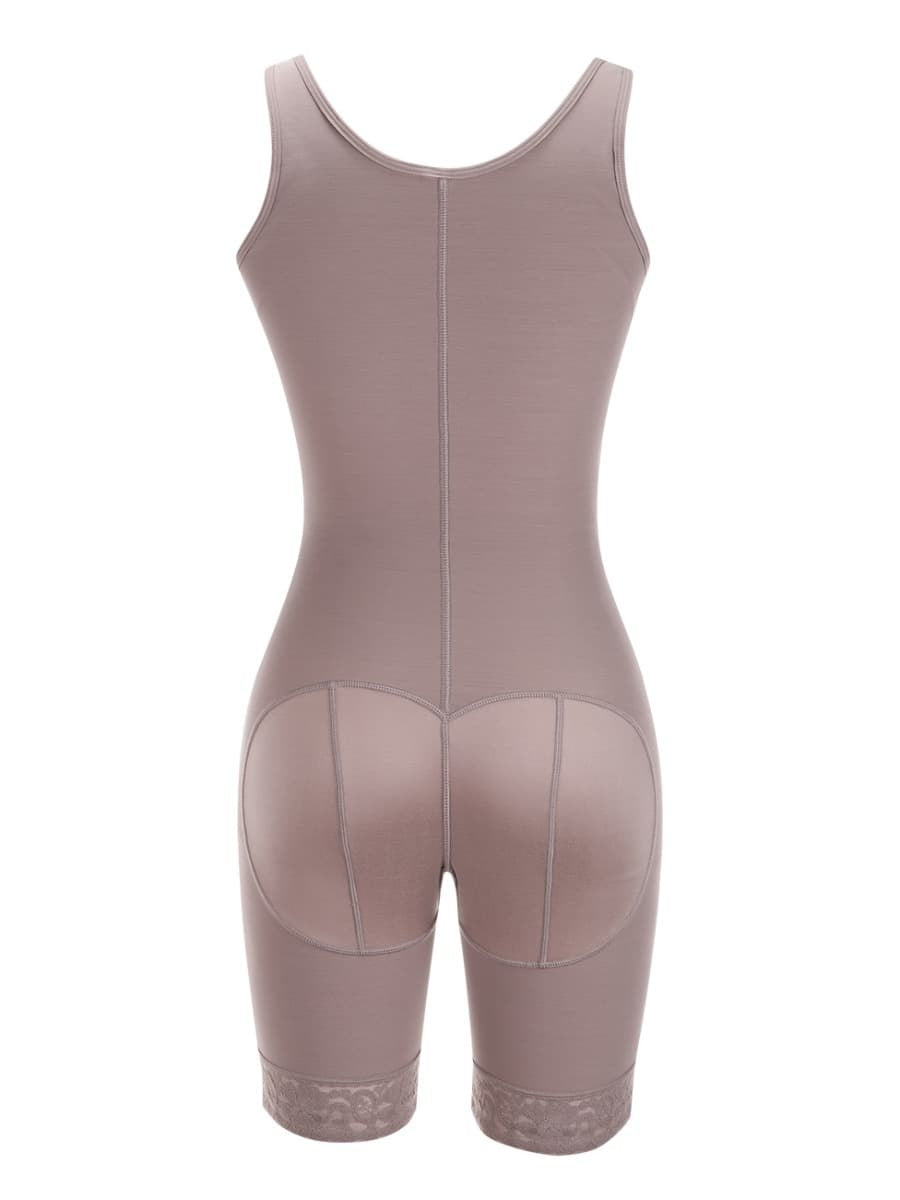 Triple-Layer Abdomen Design Firm Compression Body Shaper - Auxieswear