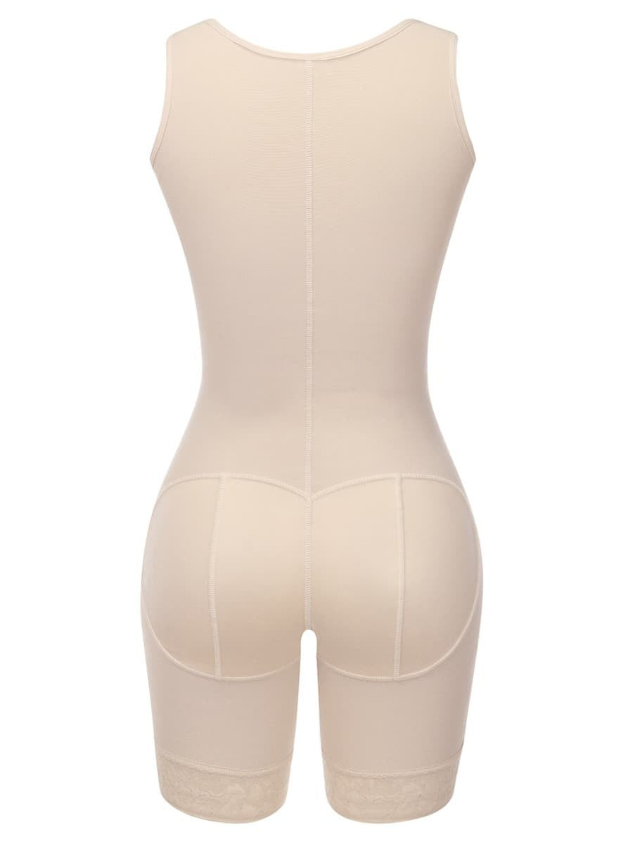 Triple-Layer Abdomen Design Firm Compression Body Shaper - Auxieswear