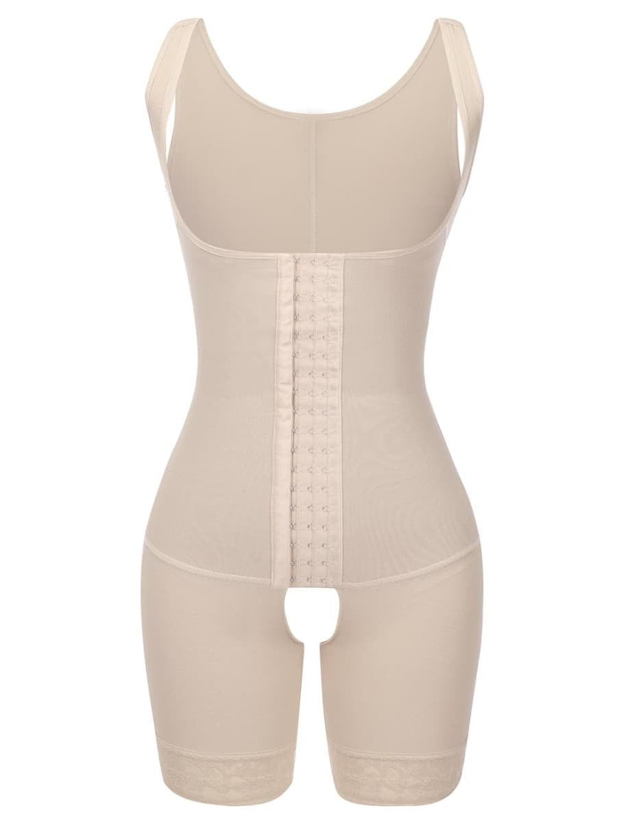 Triple-Layer Abdomen Design Firm Compression Body Shaper - Auxieswear