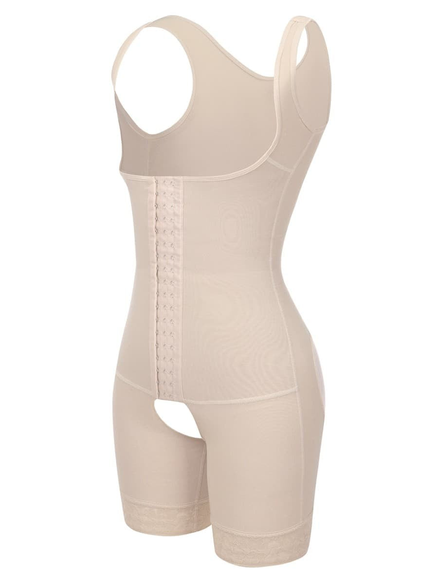 Triple-Layer Abdomen Design Firm Compression Body Shaper - Auxieswear