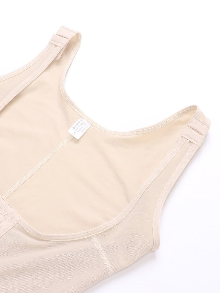 Triple-Layer Abdomen Design Firm Compression Body Shaper - Auxieswear