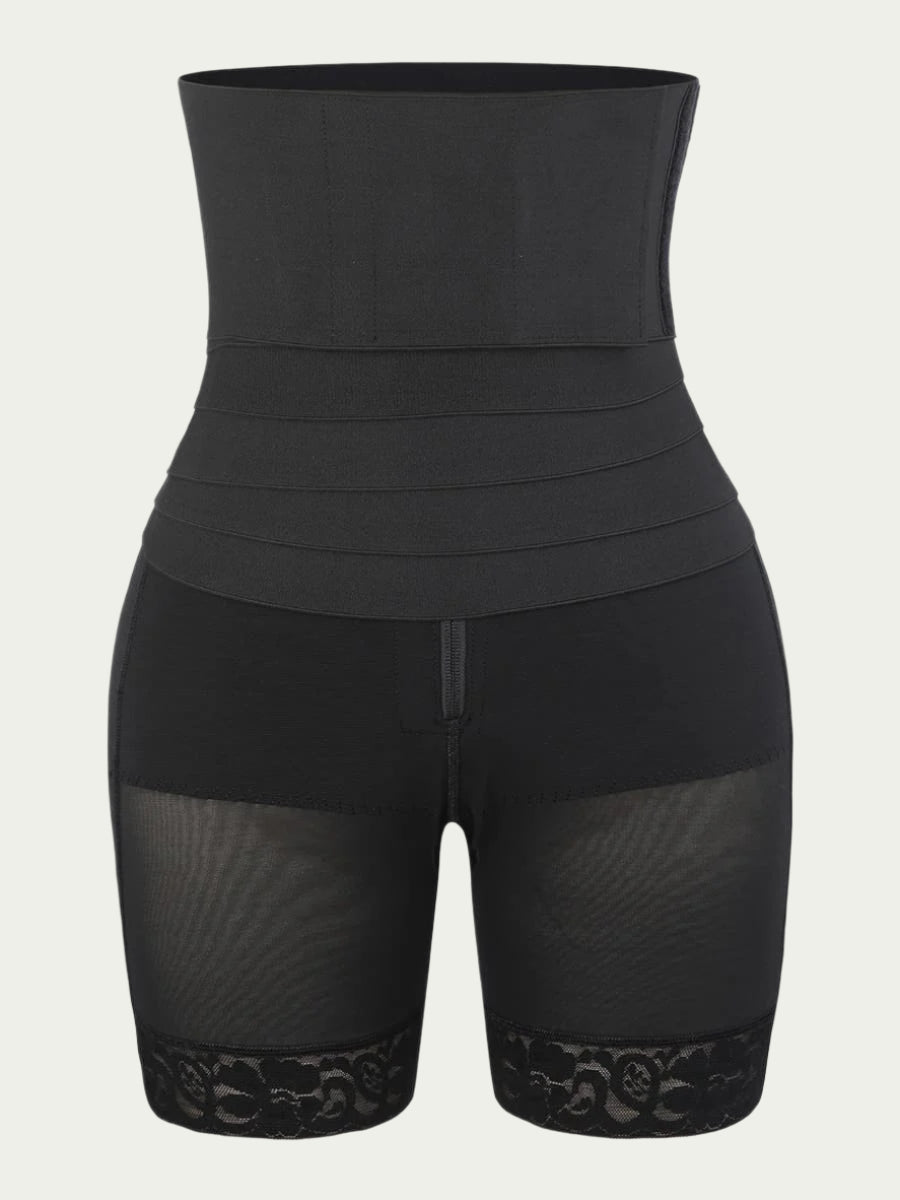 Thigh Slimmer with Rubber String Waist Trainer - Auxieswear