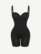 Back Smoothing Strapless Push-Up Bodysuit
