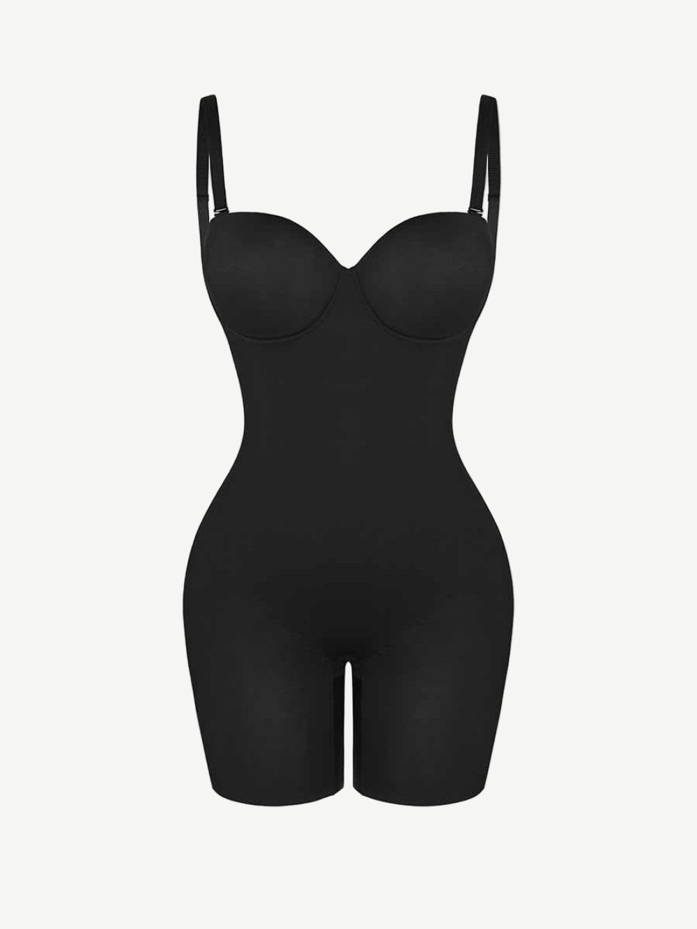 Back Smoothing Strapless Push-Up Bodysuit