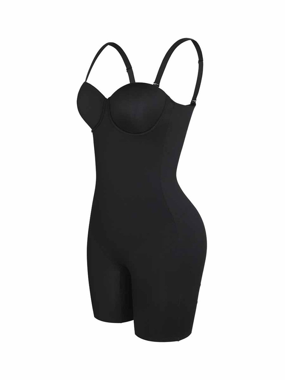 Back Smoothing Strapless Push-Up Bodysuit