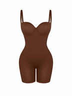 Back Smoothing Strapless Push-Up Bodysuit