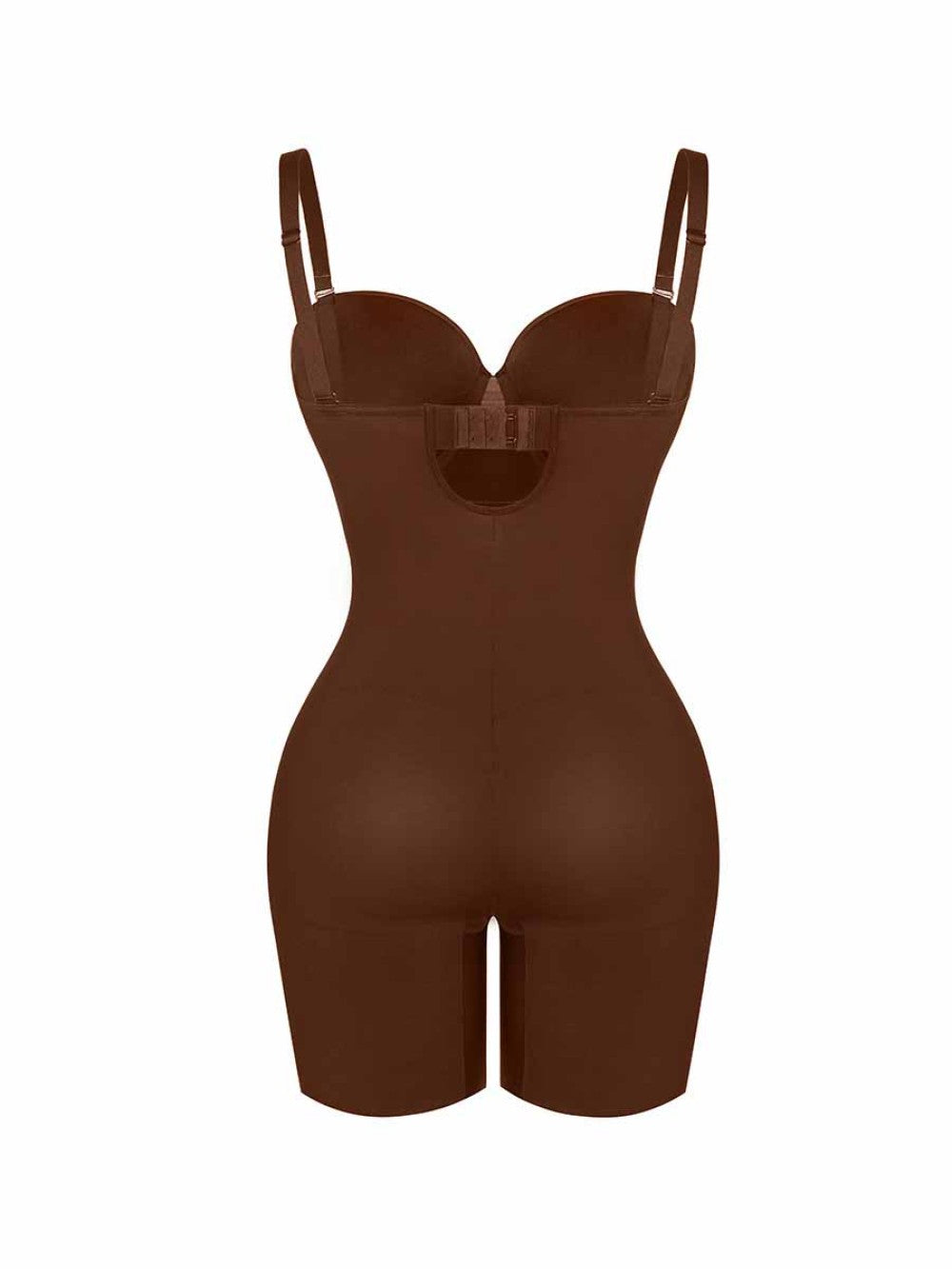 Back Smoothing Strapless Push-Up Bodysuit