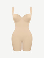 Back Smoothing Strapless Push-Up Bodysuit