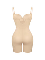 Back Smoothing Strapless Push-Up Bodysuit