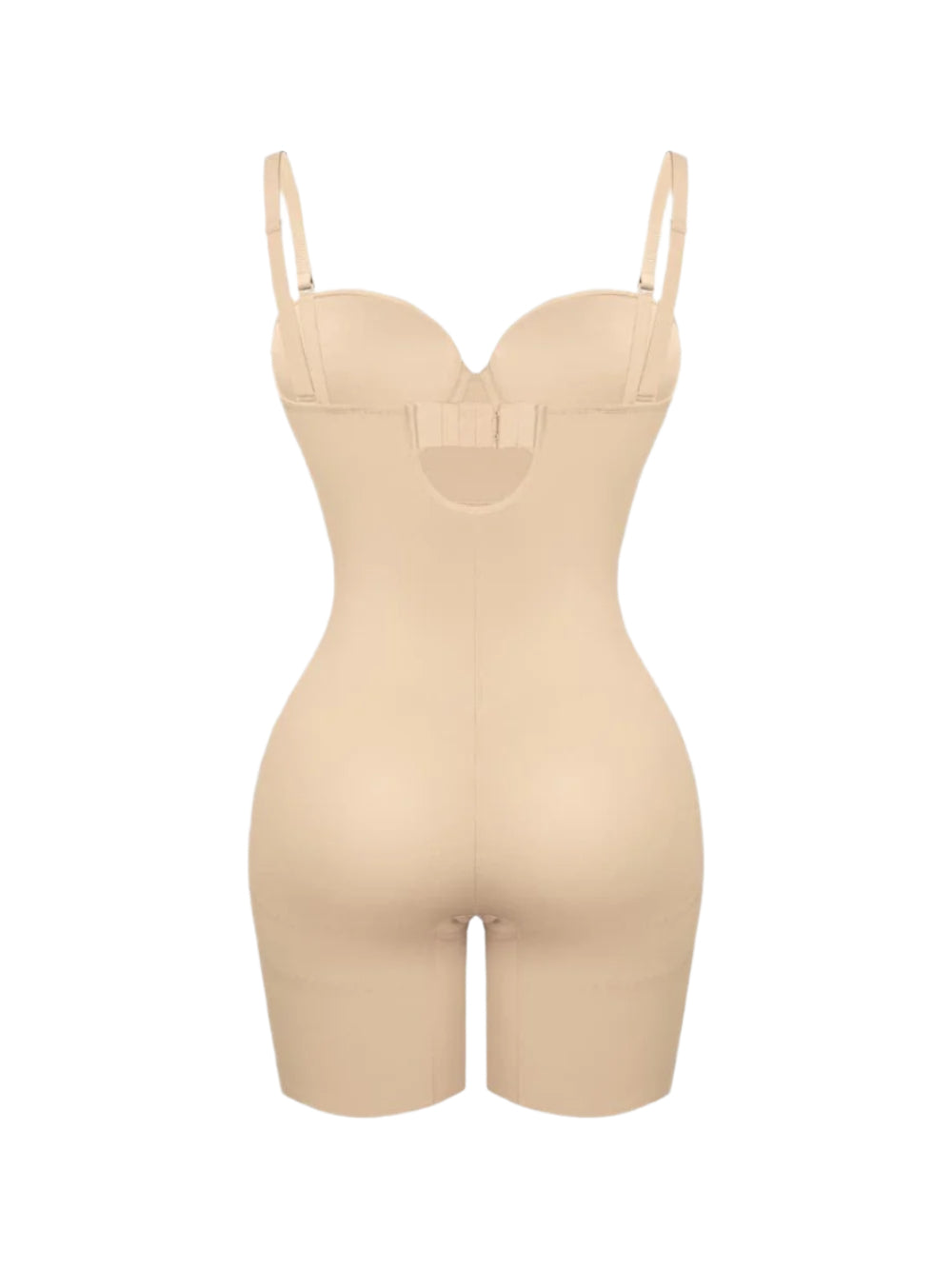 Back Smoothing Strapless Push-Up Bodysuit