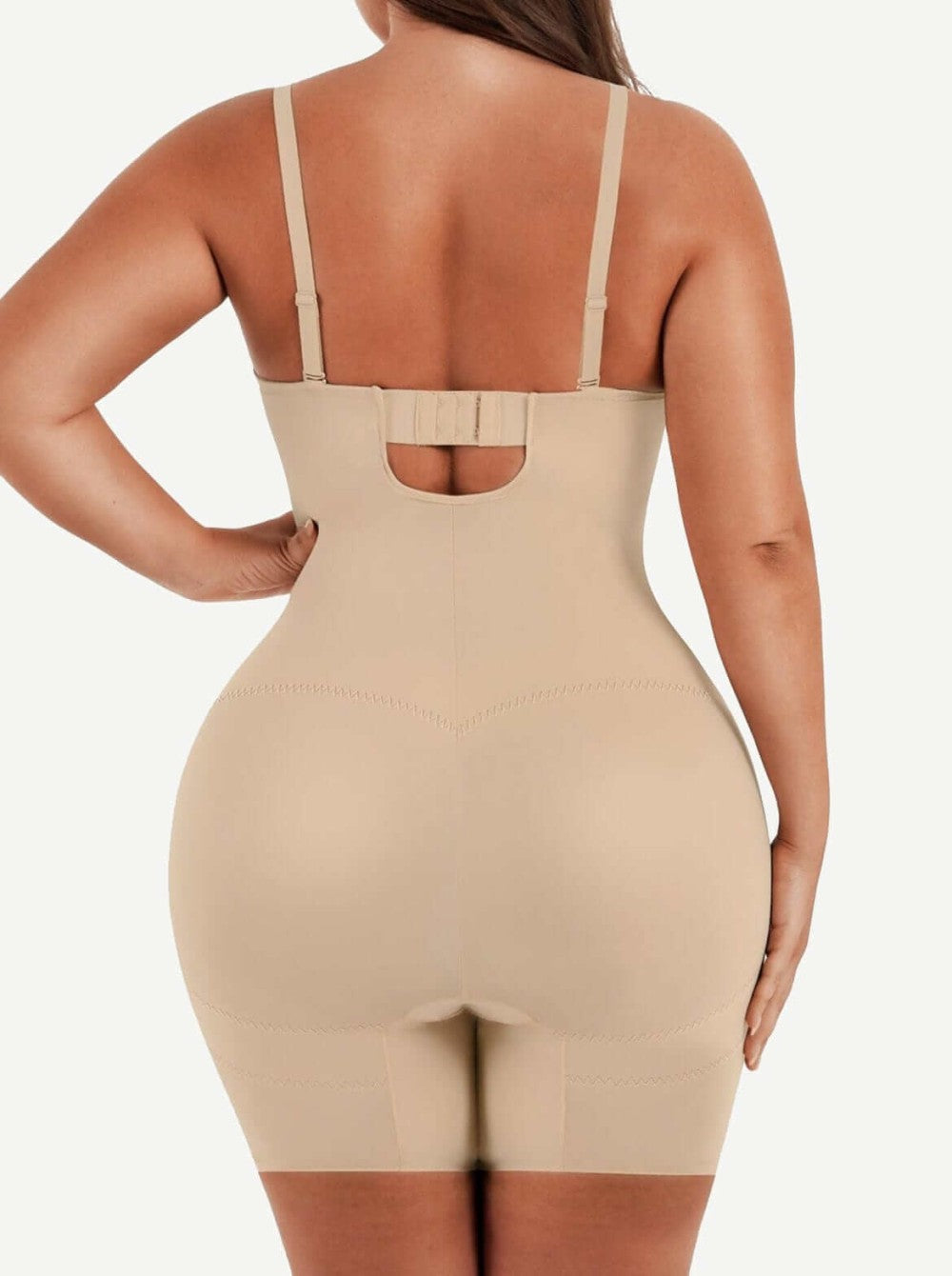 Back Smoothing Strapless Push-Up Bodysuit