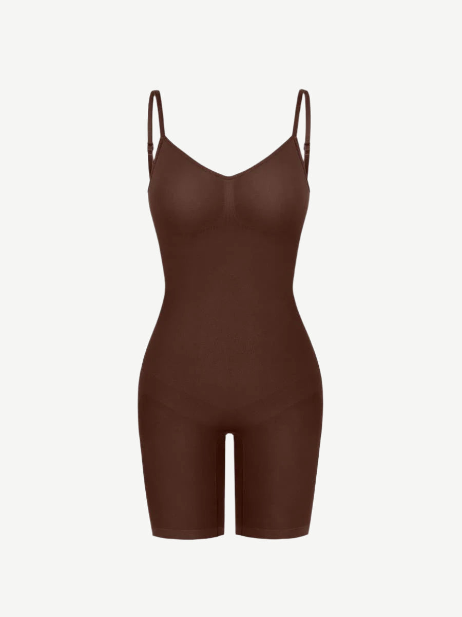 Low Back Mid Thigh Bodysuit - Auxieswear