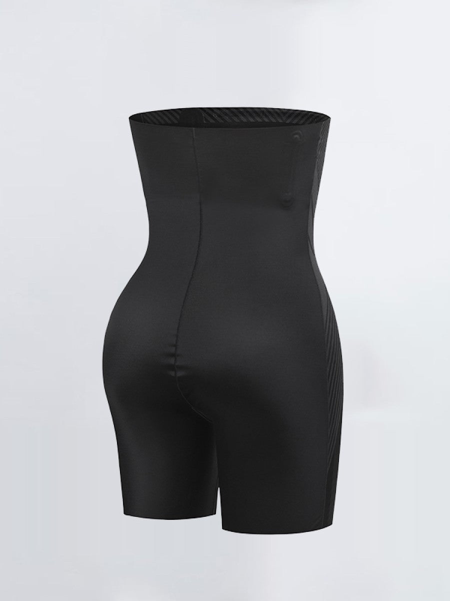 High Waist Trimming Thigh Slimmer with Steel Bones