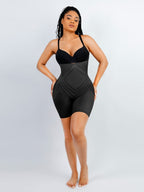High Waist Trimming Thigh Slimmer with Steel Bones