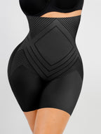 High Waist Trimming Thigh Slimmer with Steel Bones