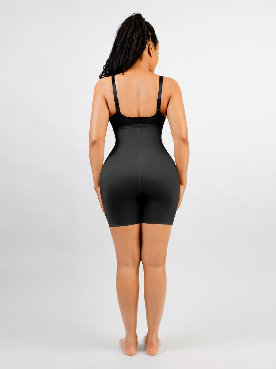 High Waist Trimming Thigh Slimmer with Steel Bones