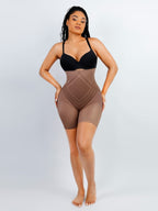 Waist Trimming Brief Thigh Slimmer with Seamless Design & Steel Bone Support