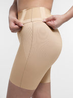 High Waist Trimming Thigh Slimmer with Steel Bones