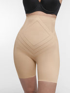 High Waist Trimming Thigh Slimmer with Steel Bones