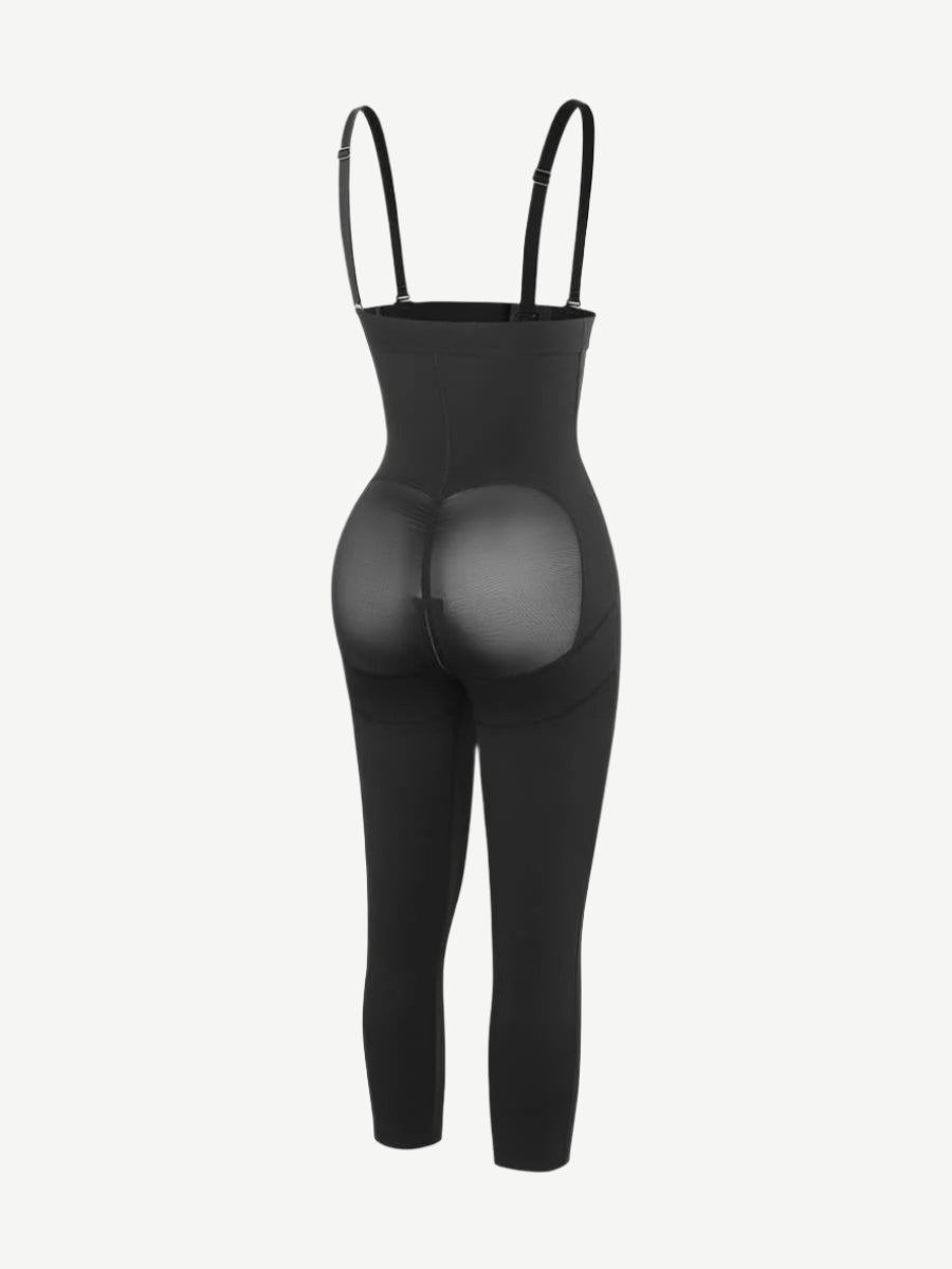 Latex Open Bust Tummy Control Body Shaper - Auxieswear