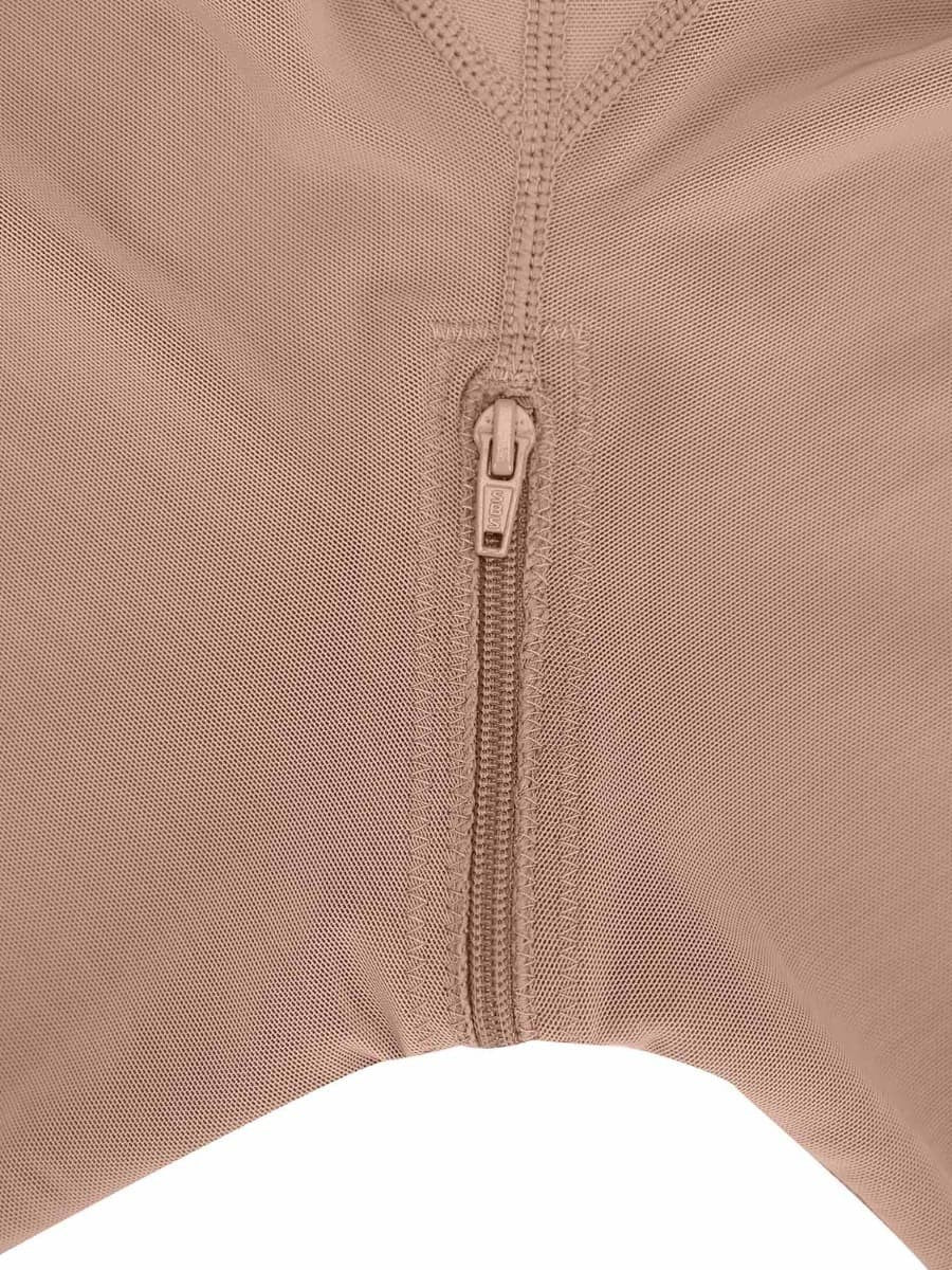 Latex Open Bust Tummy Control Body Shaper - Auxieswear