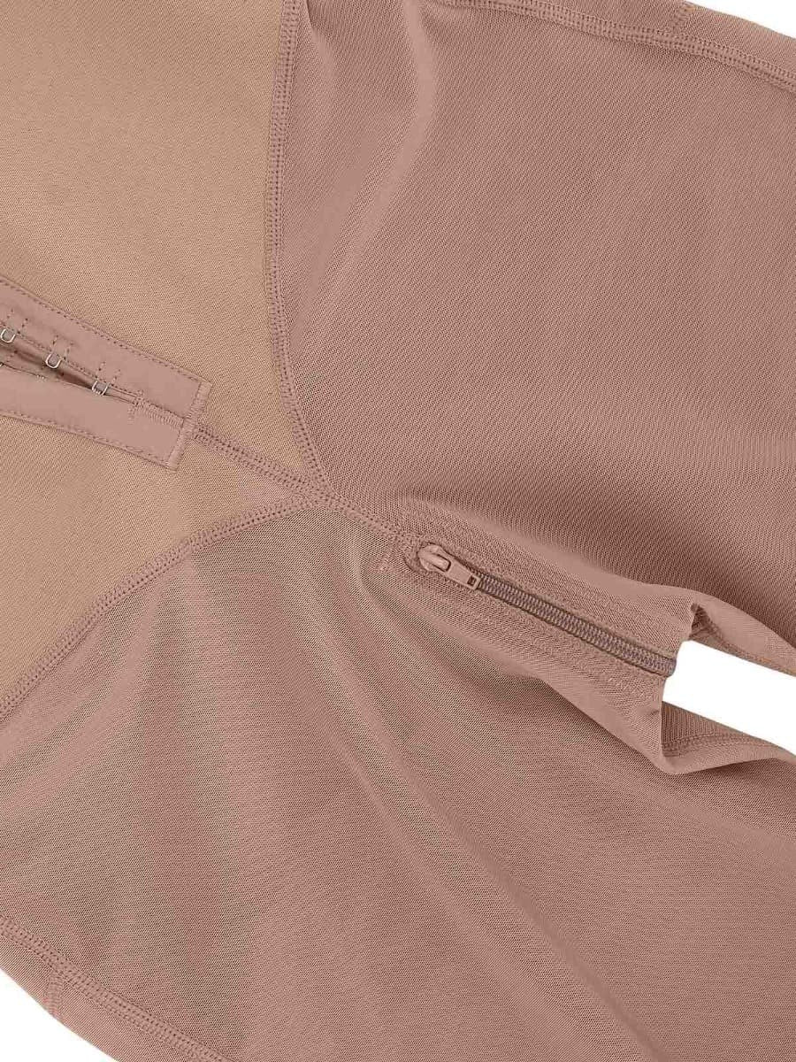 Latex Open Bust Tummy Control Body Shaper - Auxieswear