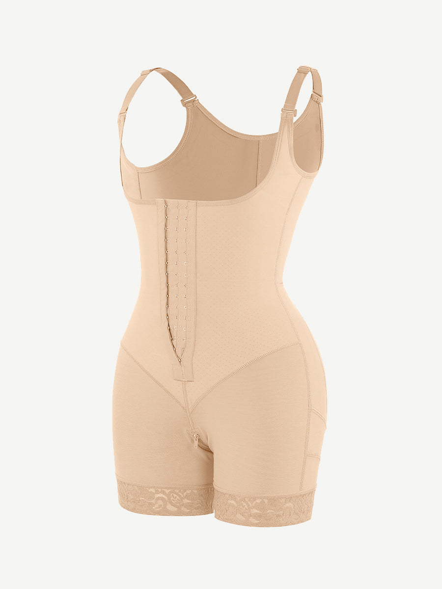 Breathable Open Bust Tummy Control Body Shaper - Auxieswear