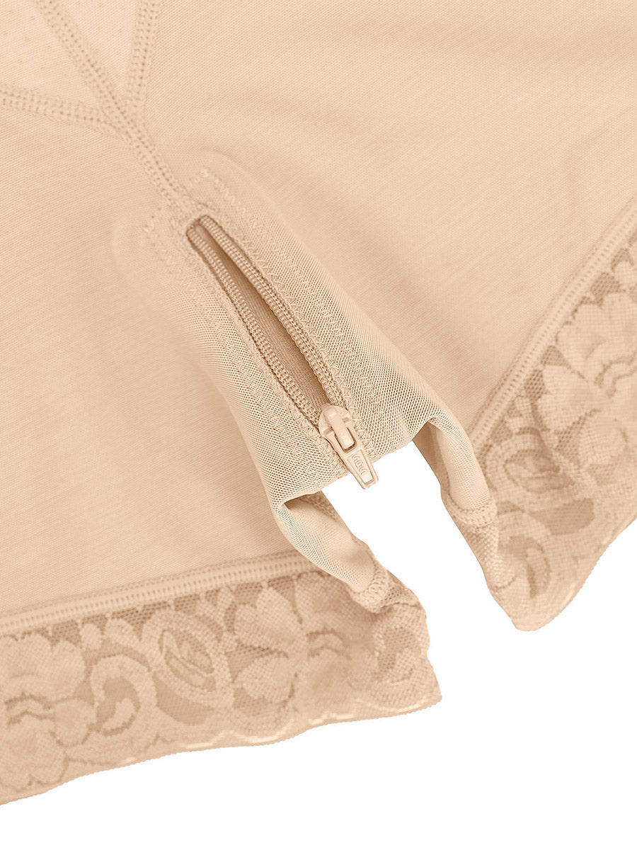 Breathable Open Bust Tummy Control Body Shaper - Auxieswear