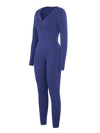 Deep V-neck High Stretch Tummy Control Jumpsuit
