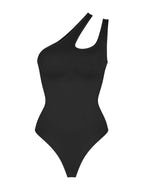 One-shoulder Waist and Abdomen Sculpt Bodysuit