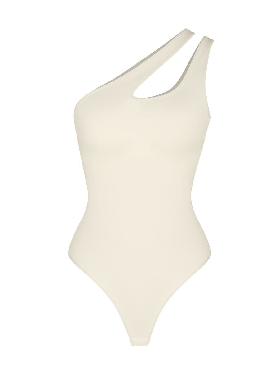 One-shoulder Waist and Abdomen Sculpt Bodysuit