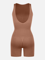 U Back Shape Sculpting Romper with Removable Cups