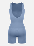 U Back Shape Sculpting Romper with Removable Cups